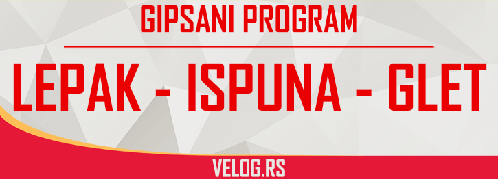 Lepak - Ispuna - Glet